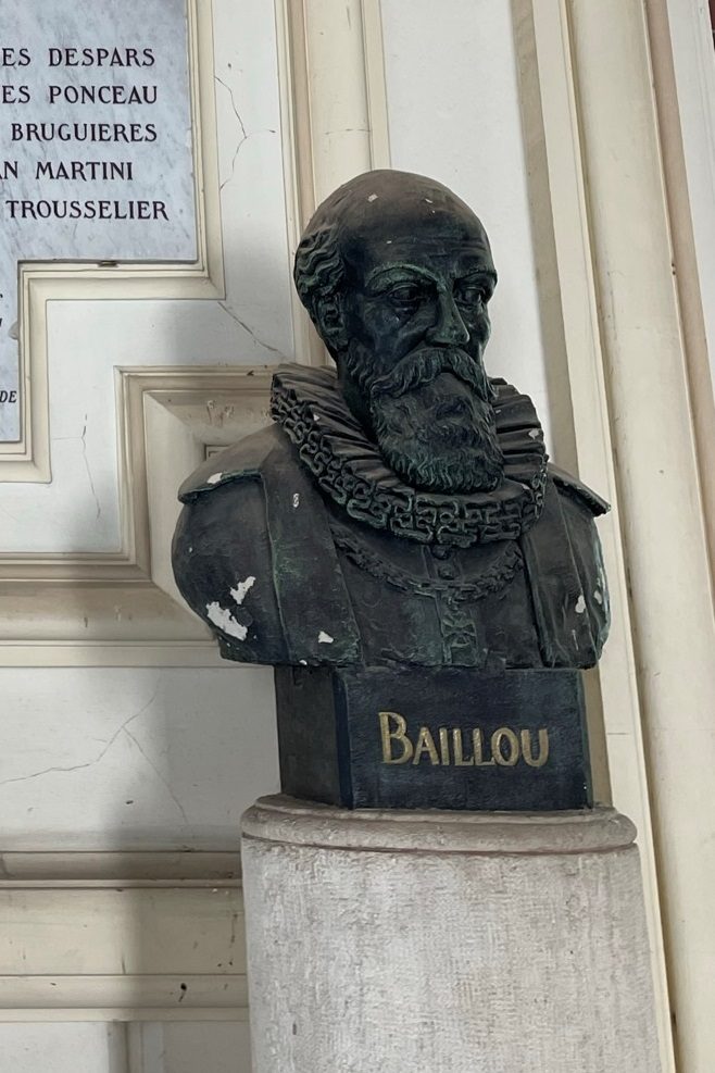 Baillou's bust, Entrance Hall, Montpellier (by Andrea Angelucci).JPEG